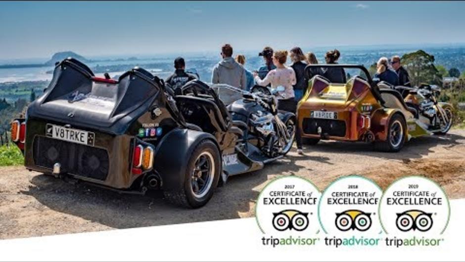 V8 Trike Tours New Zealand - Explore the best of Mt Maunganui, Tauranga &amp; Papamoa  | Trike Tours NZ