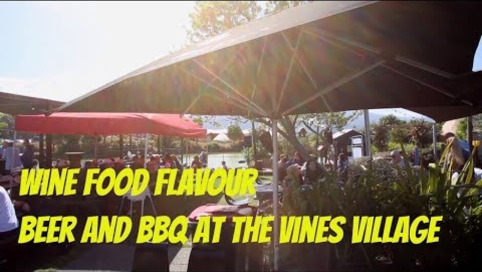 Wine Food Flavour - Beer and BBQ at the Vines Village