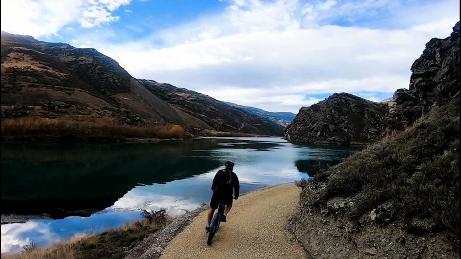 What is it like riding the new Lake Dunstan Cycleway - it's awesome.