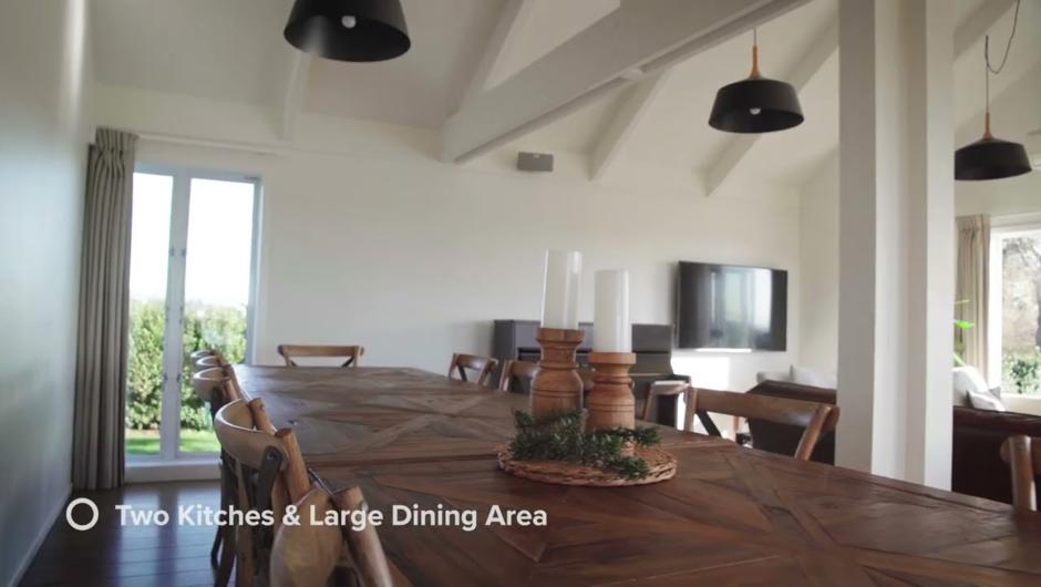 Lawn Road Retreat, luxury accommodation for large groups in Hawke&#039;s Bay.