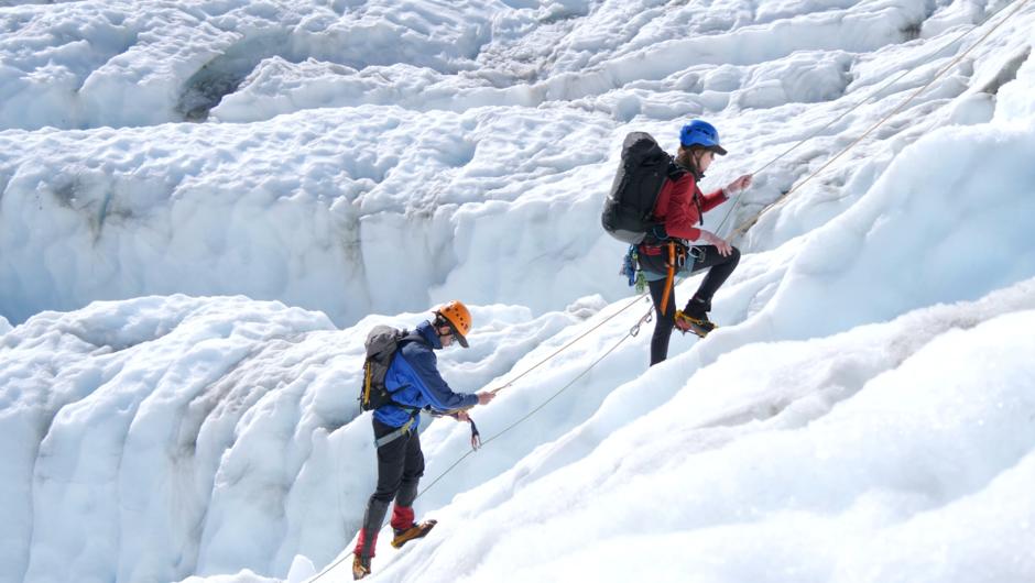 Fox Glacier Ice Climbing- Challenge yourself with this full day experience.