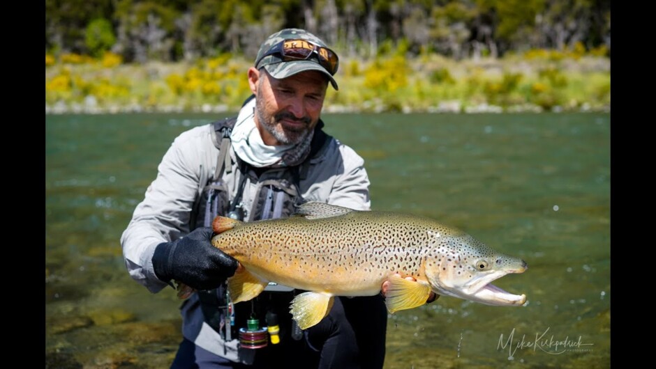 Fly Fishing Freedom. (Large Browns in NZ)