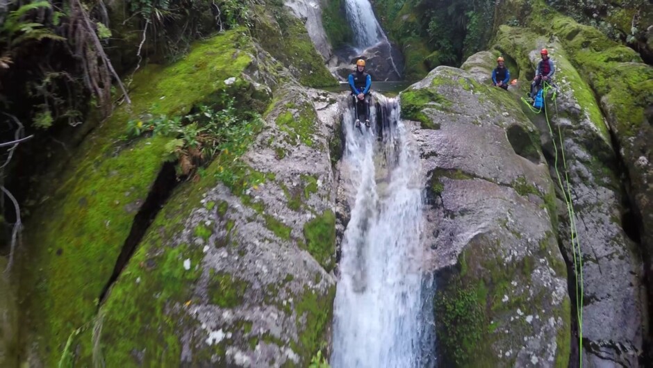 Waterfall Creek – Extreme guided canyoning trip with Abel Tasman Canyons, New Zealand