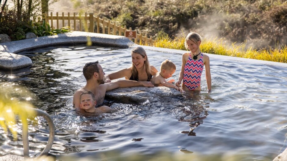 Waikite Valley Thermal Pools - Straight from the source. Follow the Living Waters of Waikite Valley from the largest single source of boiling spring water in New Zealand, into the charming pool complex with a choice of six bathing options.
