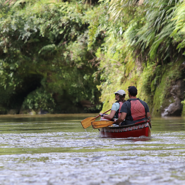 Canoeing on the Whanganui River 