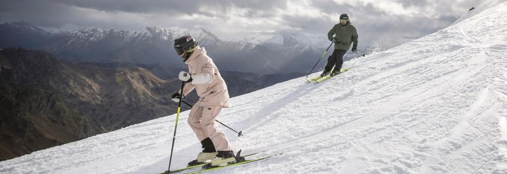 People skiing in Coronet Peak