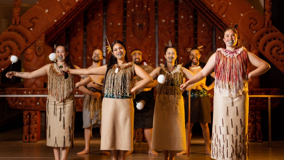 毛利文化表演者