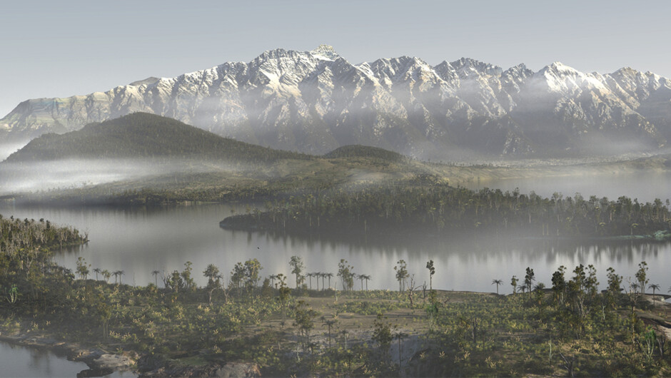 The Remarkables 1,000 years ago.