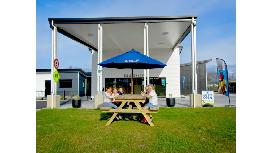 Enjoying the sunshine