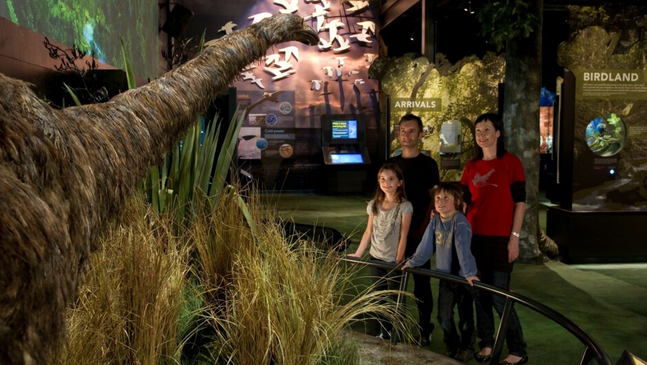 The exhibition at Zealandia.