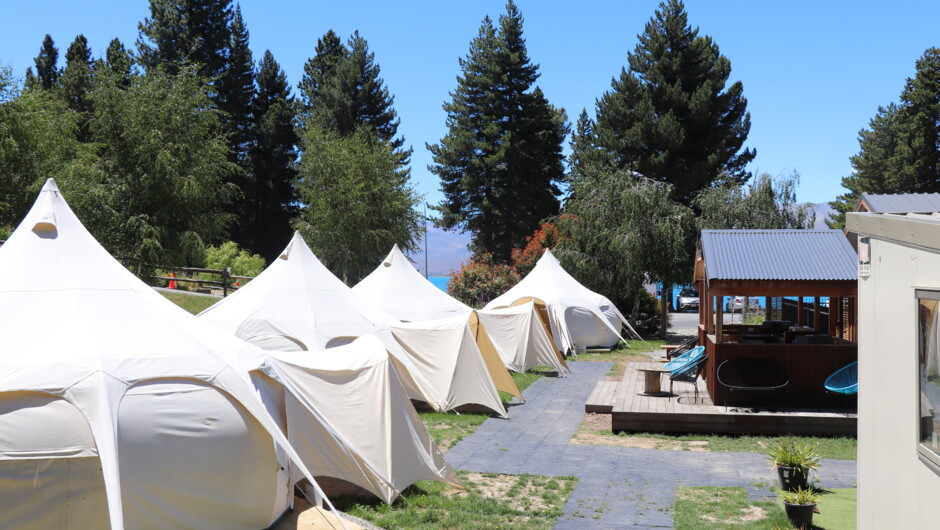 Glamping tents available