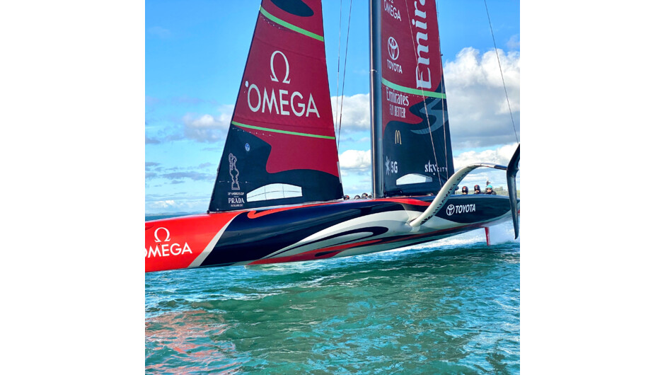 It's very exciting when Team New Zealand's on the water.