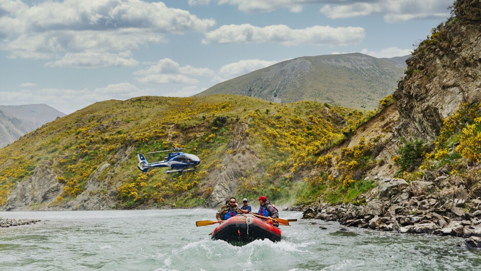 Heli - rafting the Clarence River