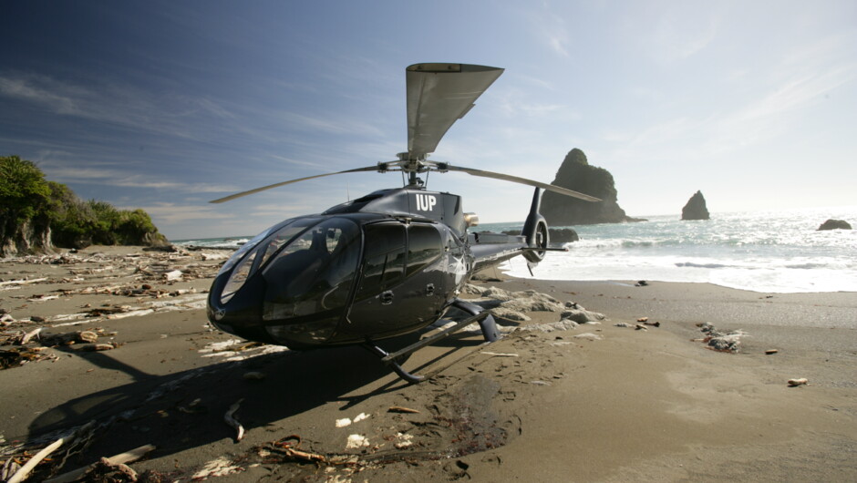 West Coast beach landing