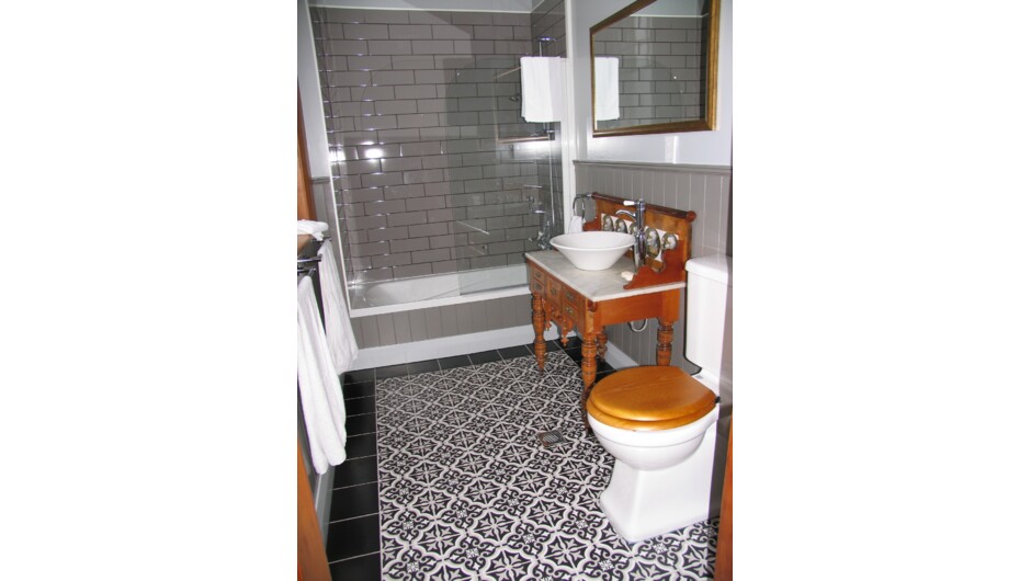 Lovingly restored and renovated bathrooms