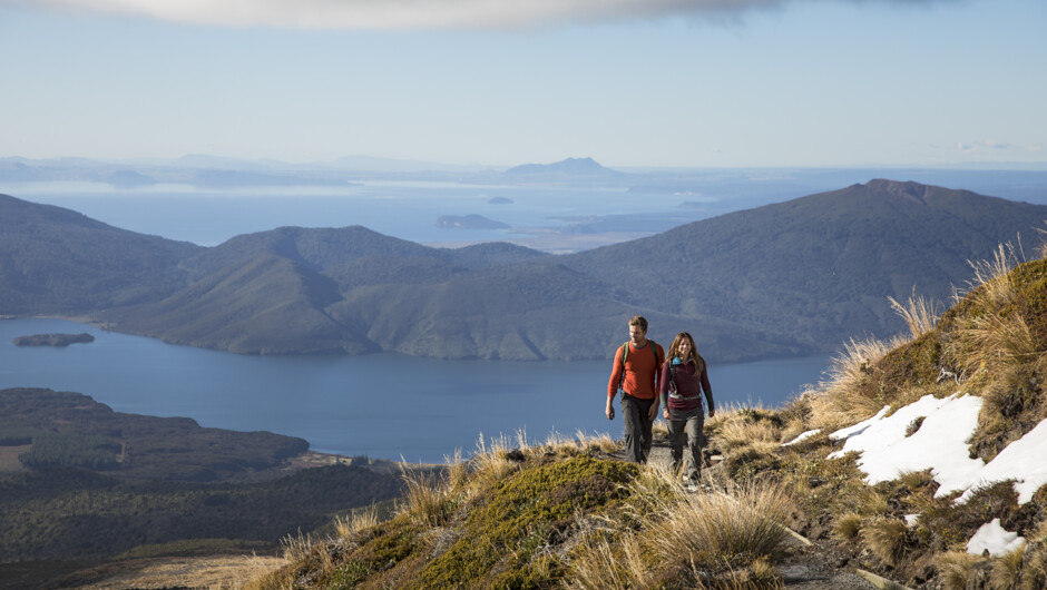 Scenic views of the Tongariro Alpine Crossing
