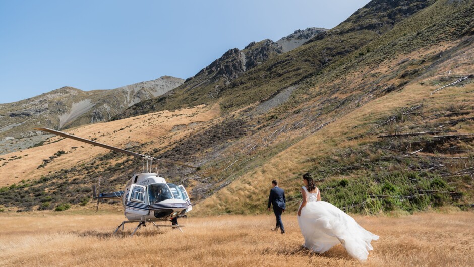 A private alpine landing is an amazing location for beautiful photos
