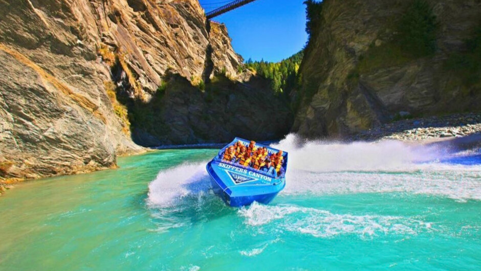 Optional add on - 3 Hour Skippers Canyon Jet Boat experience