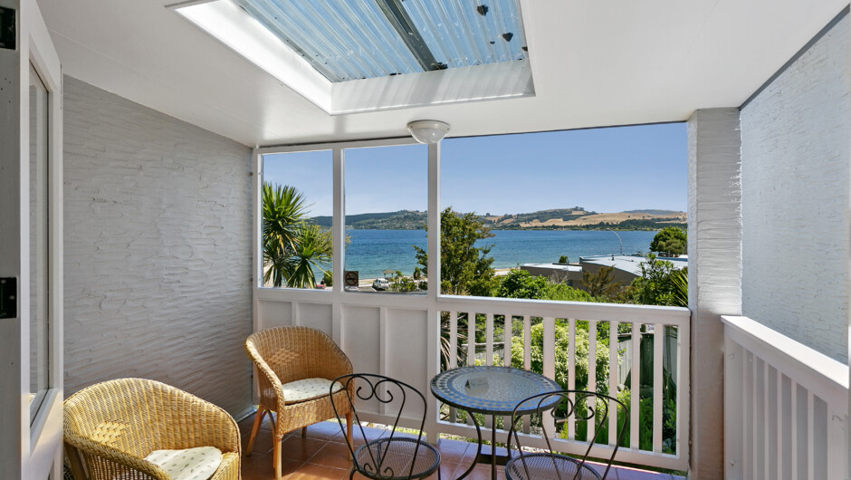 Lake view from 1st floor balcony suites