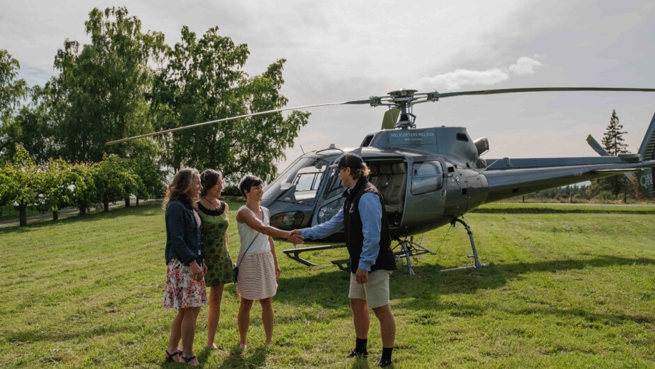 Helicopter transfers and charters nation wide with Helicopters Nelson - Top of the South