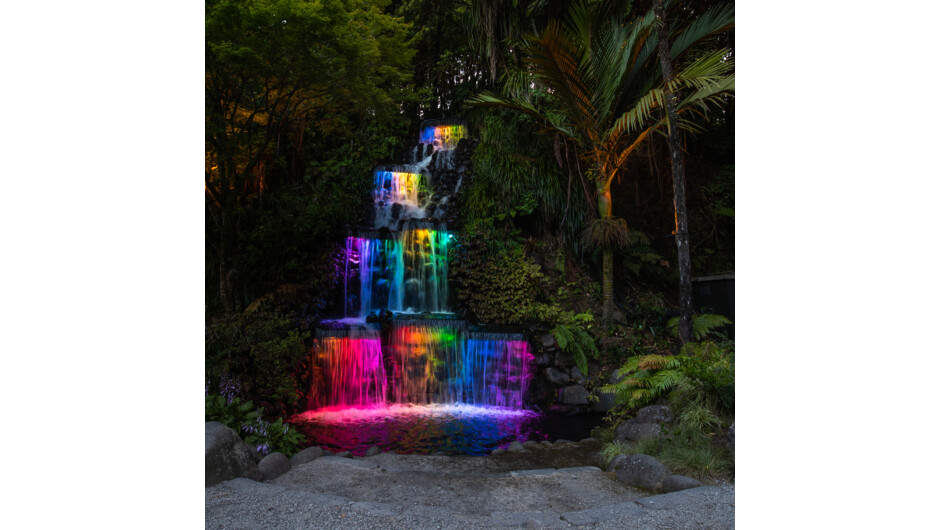 Festival of Lights Waterfall 2020