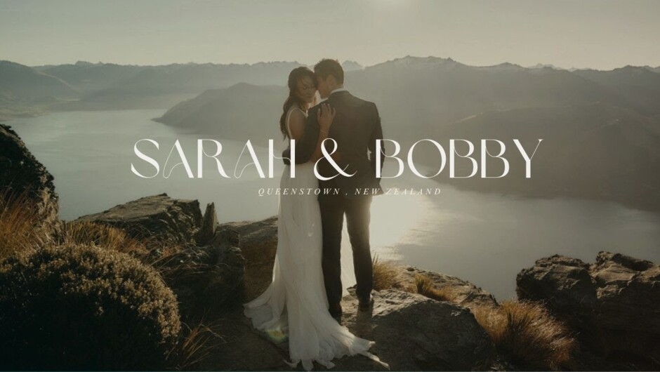 Sarah & Bobby - Queenstown NZ Cecil Peak Heli-Wedding Elopement 4K