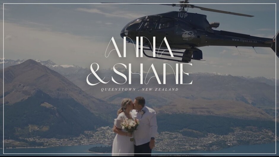 Anna & Shane's Heli Wedding Elopement at Cecil Peak, Queenstown NZ (4K)