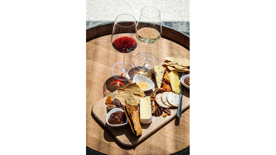 Cheeseboard on the Classic Wine Tour.