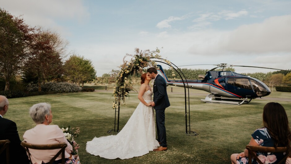 Make the grand entrance at your wedding or fly off into the remote wilderness to have the ultimate backdrop for your photos.