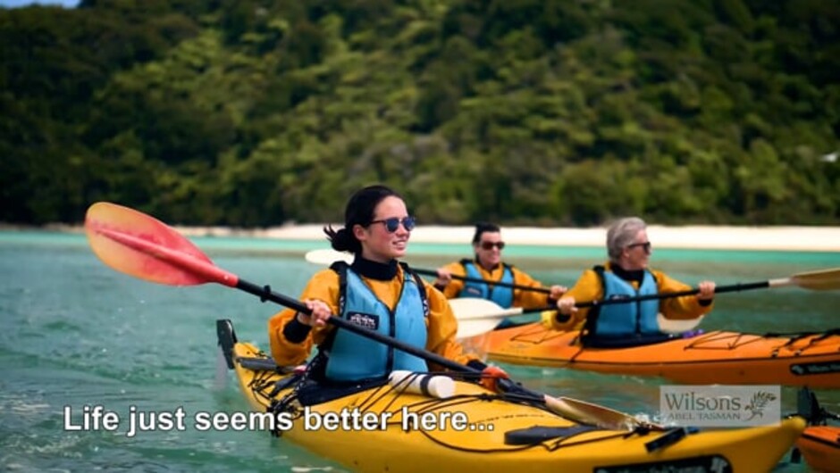 Life just seems better here - Wilsons Abel Tasman National Park Kayak &amp; Walk