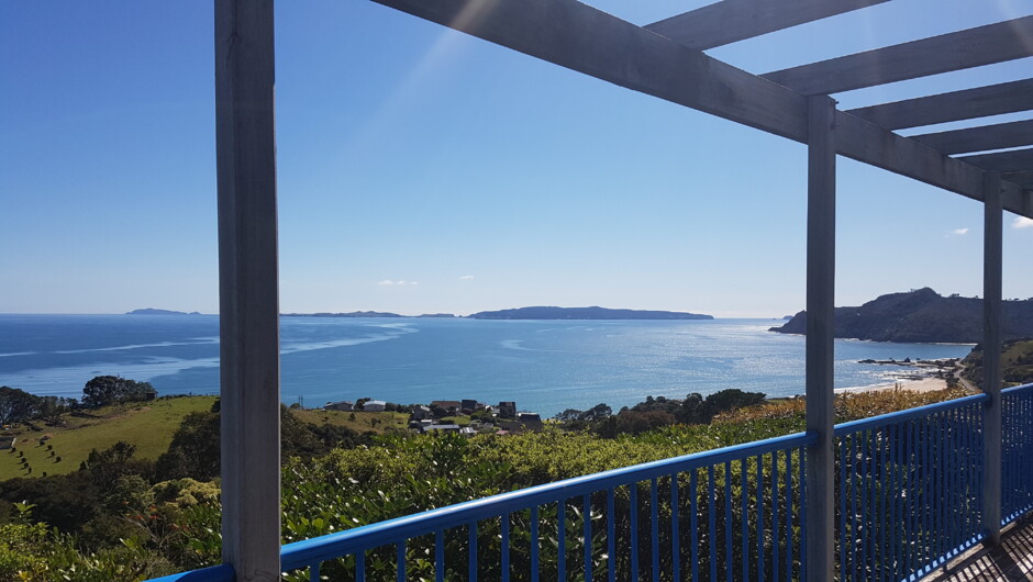 BBQ with a view over the bay.