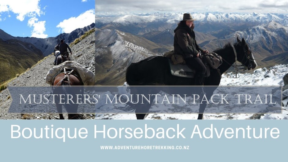 Horseback Holiday South Island NZ Mountainous country with breathtaking views
