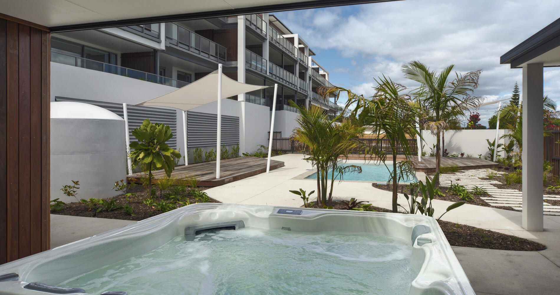 Image showcasing Oceanview Apartment with Spa & Swimming Pools | Accommodation in Nelson ...