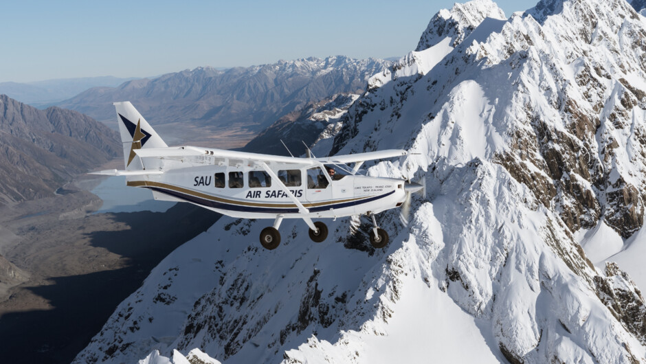 Air Safaris Airvan in Mt Cook National Park