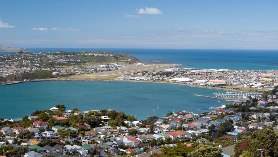 View from Matairangi Mt Victoria to Wellington Airport