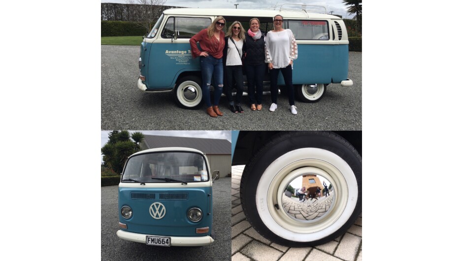 Sensible pic with Kombi on a wine tour.