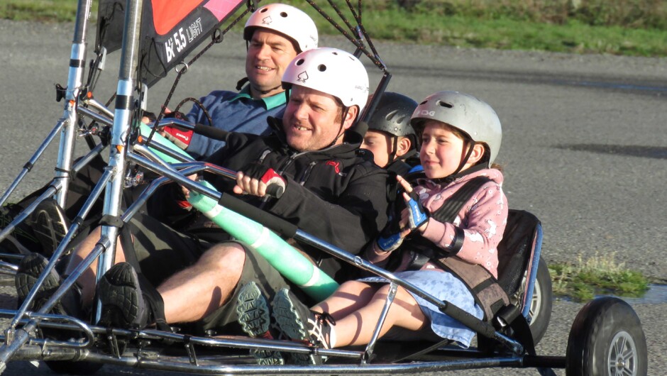 We have something for the whole family at Velocity Karts. Tandem Karts available for younger children or those who don't want to go it alone.