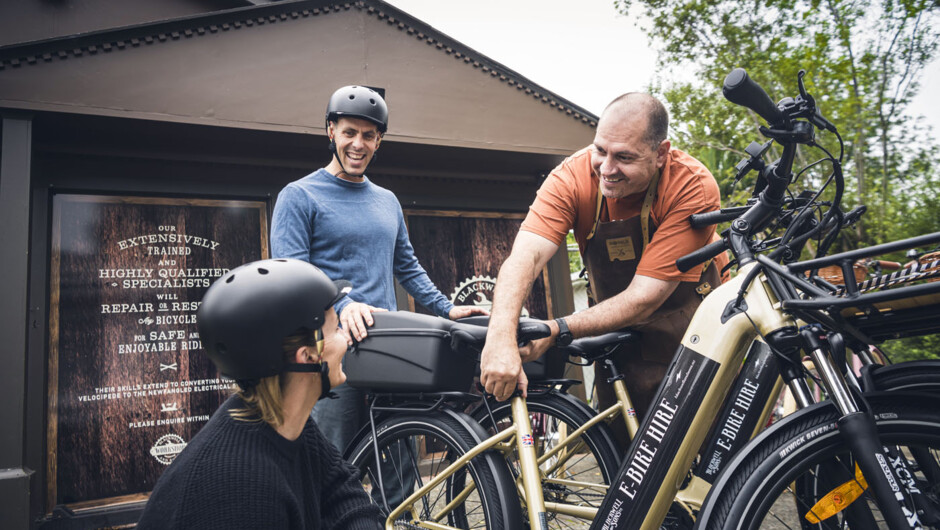 Full instruction on e-bike operation is provided before you head out on your Greytown adventure.