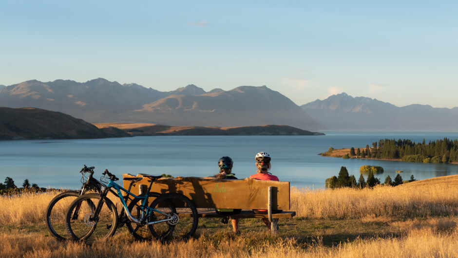 A beautiful view from Cowans Hill, Tekapo, on a summer's night.