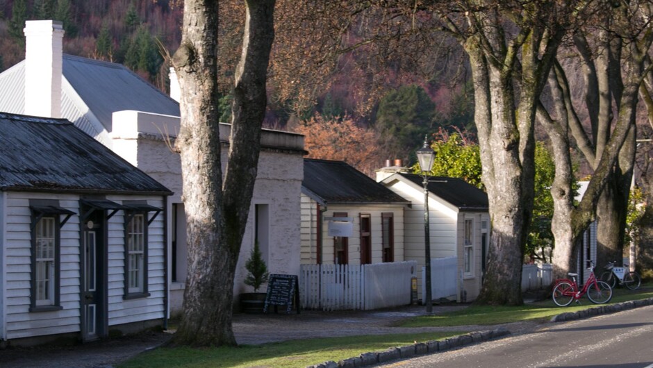 Cottages in picturesque Arrowtown
