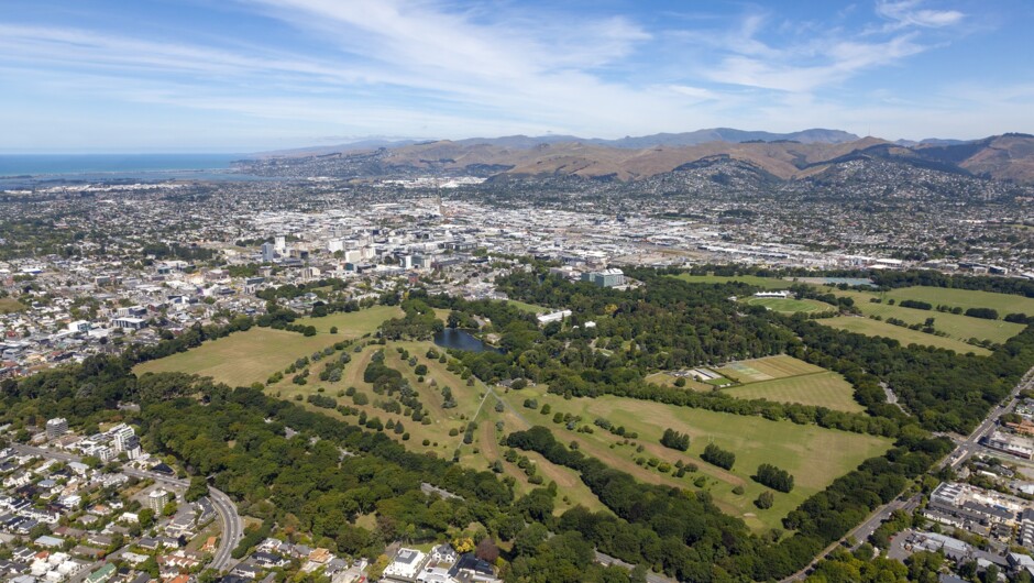On board your luxury helicopter your pilot will inform and entertain, whilst you take in views of the newest city in New Zealand, Ōtautahi, Christchurch.