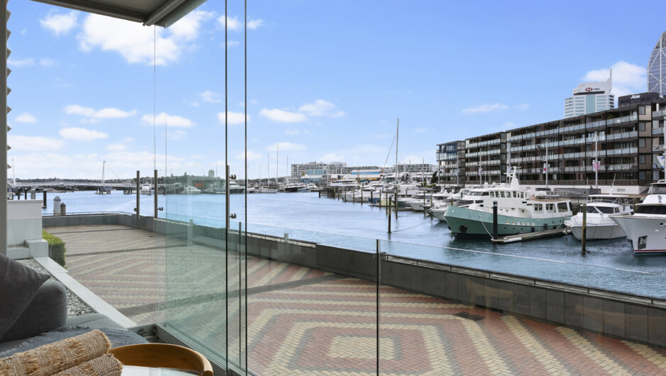 Indulge in the stunning views across the waterfront.