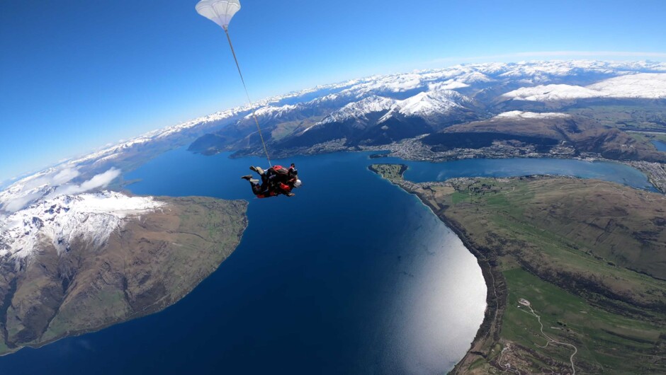 Experience truly breathtaking scenery from 15,000ft above of Queenstown.