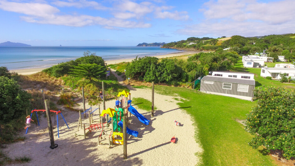 Great childrens playground, direct beach access.