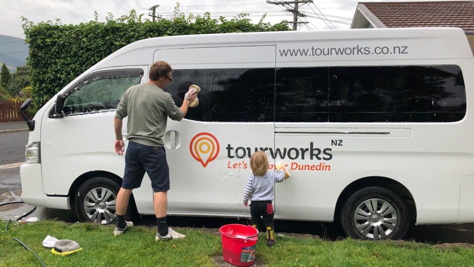 It's all hands-on deck at Tourworks NZ