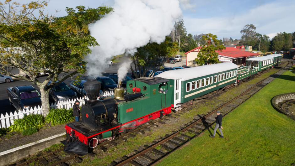 Kawakawa Station is where all the action is with our vintage engines, workshops and cafe.