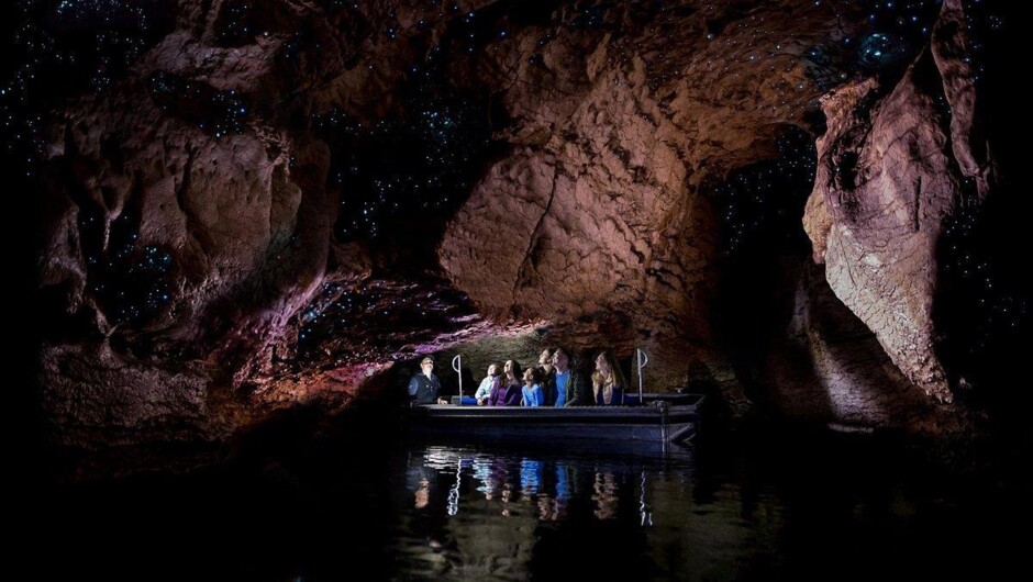 Glow worm caves boat cruise
