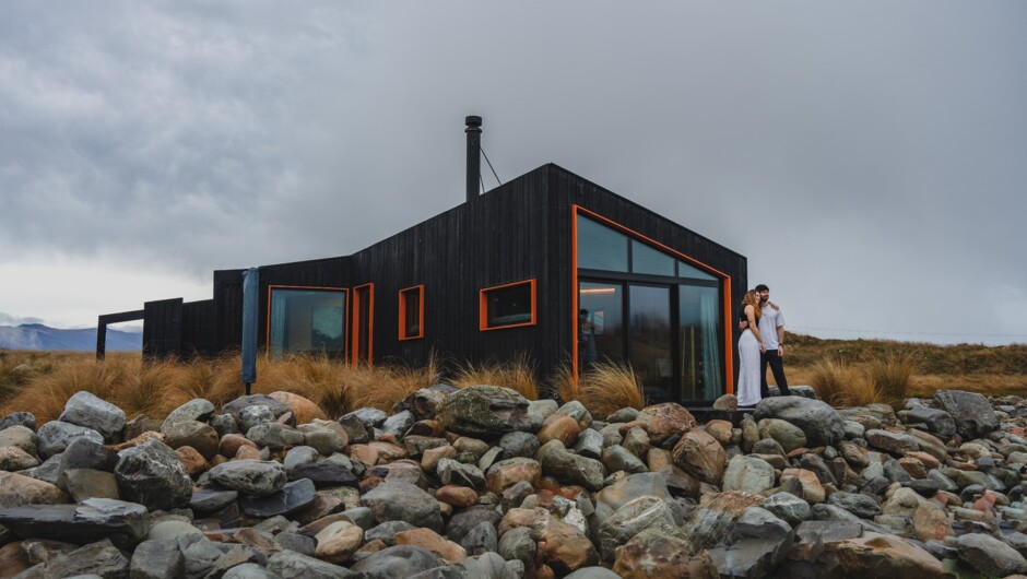 Skylark Cabin is an architecturally-inspired accommodation experience by award-winning New Zealand architectural designer Barry Connor