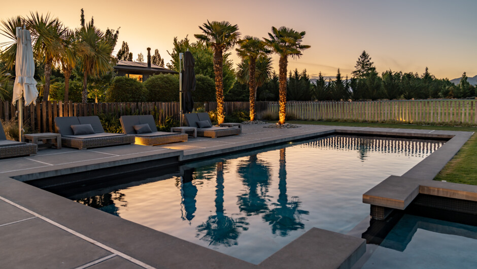Relax & enjoy the outdoor pool in the long summer months.