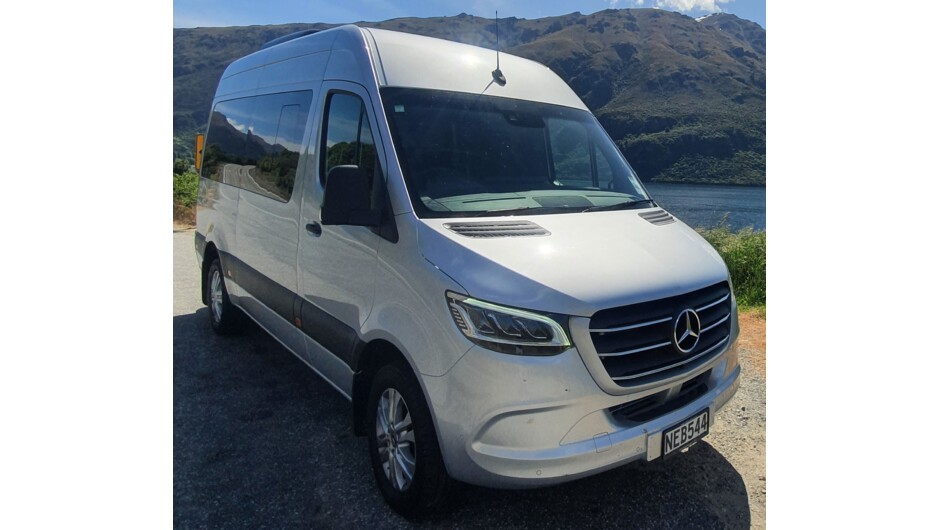 Luxury Mercedes Sprinter van to take 11 guests